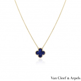 Van Cleef & Arpels Lapis Sweet Alhambra Pendant
